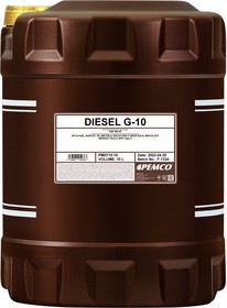 PM0710-10, 5W-40 Diesel G-10 UHPD 10л (синт. мотор. масло) HCV