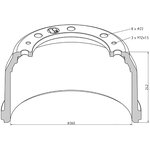 036.418-00A, 036.418-00A_барабан тормозной !360x160/175 H=242 d=230/275 ...