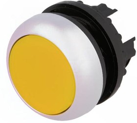 M22-DRL-Y, Головка кнопки с подсветкой, цвет желтый, изменение ф-ии с фиксацией/без фиксации