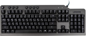 Фото 1/10 Клавиатура Lenovo Legion K500 RGB механическая черный USB Multimedia for gamer LED (подставка для запястий)