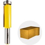 Фреза кромочная прямая обгонная с нижним подшипником 19 х 50.8 мм хвостовик 12 ...