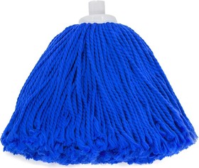 МОП веревочный резьбовой, 200 г, микрофибра, синий, АЛАБАМА RK1548