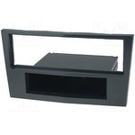 281230-24-2-0, Рамка для магнитолы, Opel, 1 DIN, stealth-black