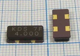 Кварцевый резонатор 4000 кГц, корпус SMD12055C4, нагрузочная емкость 16 пФ, точность настройки 30 ppm, стабильность частоты 100/-30~80C ppm/