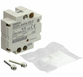 Фото 1/2 G32AA40VDDC524, Relay SSR 7mA 30V DC-IN 40A 264V AC-OUT