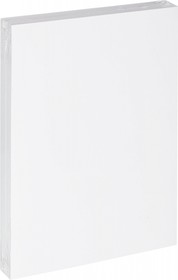 Фото 1/3 Обложки для переплета картонные бел. кожа A4,230г/м2,100шт/уп.