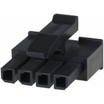 1445022-4, Pin & Socket Connectors RECPT SINGLE ROW 4P