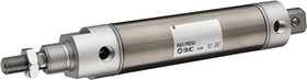 Фото 1/2 NCMC075-0050T, Pneumatic Piston Rod Cylinder - 3/4in Bore, 12.7mm Stroke, NCM Series, Single Acting