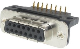 56F714-003-LI, D-Sub Standard Connectors 15S RA590 1000PF P