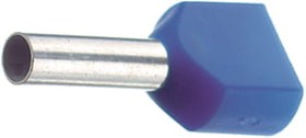 Фото 1/2 490208D, Twin Entry Ferrule 0.75mm² Grey 16mm Pack of 100 pieces
