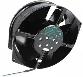 Фото 1/2 AC axial fan, 230 V, 150 x 150 x 55 mm, 325 m³/h, 49 dB, ball bearing, ebm-papst, 7856 ES