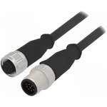 21348485C78050, Ethernet Cables / Networking Cables M12A 12PIN 12POLE DBL M/F ...