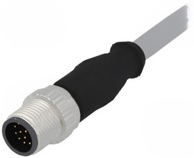 Фото 1/5 21348400C79050, Straight Male 12 way M12 to Unterminated Sensor Actuator Cable, 5m