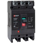 Выключатель автоматический LS125 18кА 3P 100А ProPact EKF mccb-125-18-3-100-ls