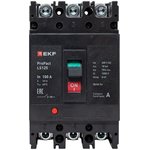 Выключатель автоматический LS125 18кА 3P 100А ProPact EKF mccb-125-18-3-100-ls