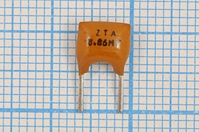 Кварцевый резонатор 8867 кГц, корпус C07x5x08P2, марка ZTA8,86MT, 2P (ZTA8.86MT)