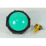 Кнопка с подсветкой зеленого цвета Большого диаметра 80мм, on-(off)/off-(on) ...