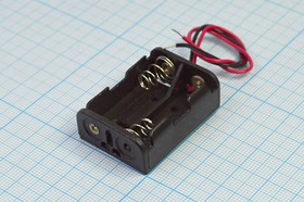 Батарейный держатель для 2-х элементов 23A, с проводами 150мм; №14813Z бат держ 23Ax2\\\2L150\23A 12Vx2\