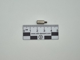Стойка для печатных плат стальная никелированая М2,5, высота 10 мм (мама-папа)