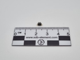 Разъем штыревой PLLD1.27-2-2 (Plastic height 1mm), Male 1.27mm SMT Type