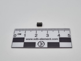 Разъем штыревой PLLD1.27-2-4 (Plastic height 1mm), Male 1.27mm SMT Type