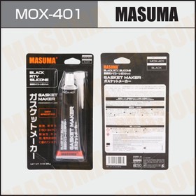 Герметик прокладка (высокотемпературный силиконовый) черный, туба 85гр (1/12/144) MASUMA MOX-401