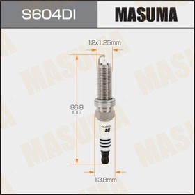 Фото 1/5 Свеча зажигания Masuma S604DI Double Iridium (DILKAR7D11H)