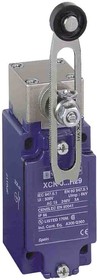XCKJ105, Spring Return without Operating Lever Limit Switch, 1NC/1NO, IP66, DP, Metal Housing, 500V ac