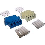 Адаптер оптический LC, SM, 4 порта, корпус SC дуплекс -4LC/S-AM-SM