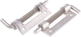 12A3858, Stainless Steel Latch Hinge, Bolt-on Fixing, 82mm x 18.2mm x 3mm