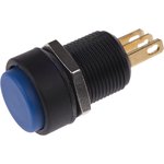IMP7Z4B2234UL, Push Button Switch, Momentary, Panel Mount, 13.6mm Cutout, SPDT ...
