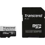 Карта памяти 256Gb MicroSD Transcend + SD адаптер (TS256GUSD350V)