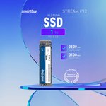 Накопитель M.2 2280 SSD Smartbuy Stream P12 1TB TLC NVMe PCIe3