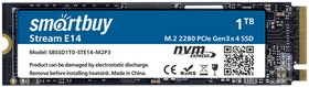 Фото 1/6 Накопитель M.2 2280 SSD Smartbuy Stream E14 1TB TLC NVMe PCIe3