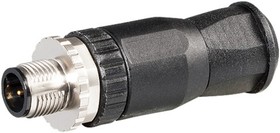 Фото 1/2 Circular Connector, 5 Contacts, M12 Connector, Plug, Male, IP67