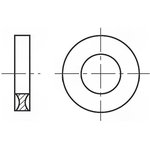 B5/BN1078, Шайба, круглая, M5, D=10,6мм, h=3мм, полиамид, BN: 1078