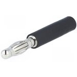 A 40-40 S Ni / SW, Black, Female, Male Test Connector Adapter and Nickel Plated ...