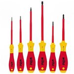 35389, Phillips; Slotted Insulated Screwdriver Set, 6-Piece