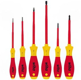 Фото 1/3 VDE screwdriver kit, PH1, PH2, 3.5 mm, 4 mm, 5.5 mm, 6.5 mm, Phillips/slotted, 35389