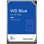 Жесткий диск WD SATA-III 8TB WD80EAAZ Desktop Blue (5640rpm) 128Mb 3.5"