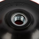 76234, Насадка для дрели и УШМ с липучкой, 115 мм, с адаптером c М14 на d8