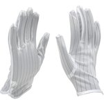 Перчатки антистатические, без покрытия, полиэстер/карбон (Rs 10Е11), размер S,