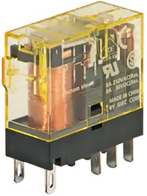 RJ2S-C-A24, General Purpose Relays Relay Plug-In DPDT 8A 24VAC