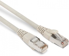 Патч-корд Hyperline F/UTP, экранированный, Cat.6, LSZH, 5 м, серый PC-LPM-STP-RJ45- RJ45-C6-5M-LSZH-GY