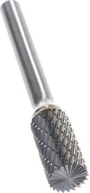W-040-9F-11096K02D, Бор-фреза форма В цилиндр с торцовыми зубьями 9,6x19,0/64,0 хв. 6 мм, 9F-11096K02D