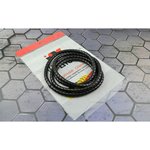 Защитная пластиковая спираль d12мм черная пакет 2м URСП12Ч02