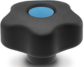 169952-C9 Black Hex Clamping Knob, M8, Threaded Hole