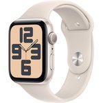 Смарт-часы Apple Watch SE 2023 A2723 44мм OLED корп.сияющая звезда Sport Band рем.сияющая звезда разм.брасл.:160-210мм (MRE53LL/A)