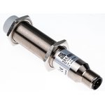 Capacitive Barrel-Style Proximity Sensor, M18 x 1, 8 mm Detection, PNP Output ...
