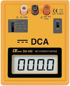 DA-103 +CAL, Desktop Ammeter, DC: 2 mA ... 5 A